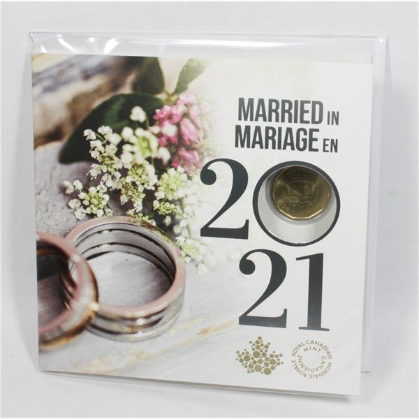 CANADA 5 COIN MARRIED IN 2021 COIN SET IN