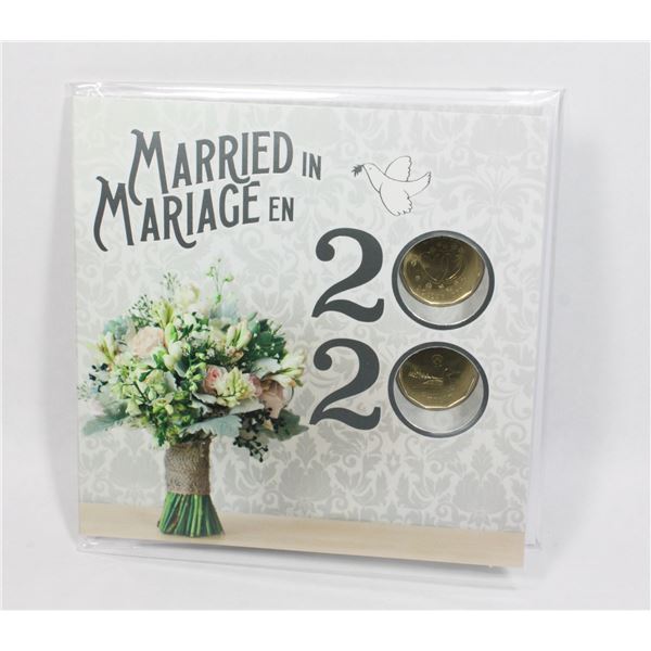 CANADA 6 COIN MARRIED IN 2020 COIN SET IN
