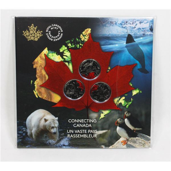 CANADA 2020 CONNECTION CANADA QUARTER SET IN