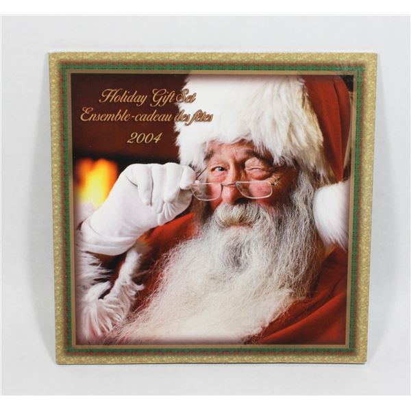 2004 CANADA SANTA 7 COIN HOLIDAY GIFT SET IN