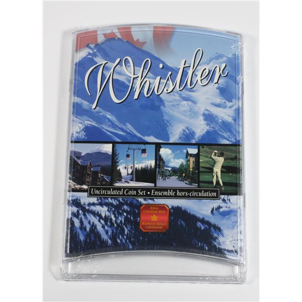 WHISTLER 2001 UNCIRCULATED 7PC COIN SET