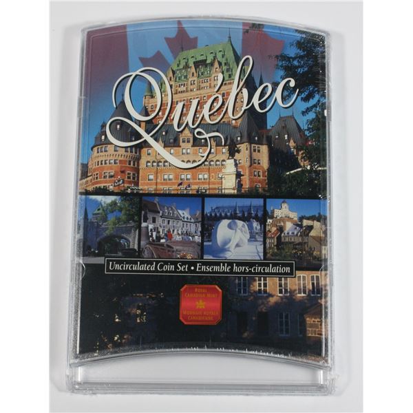 QUEBEC 2001 UNCIRCULATED 7PC COIN SET