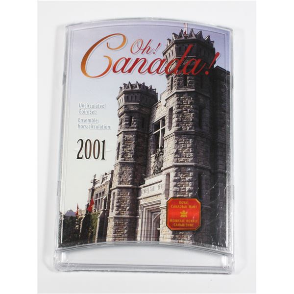 OH! CANADA UNCIRCULATED 2001 7 PC COIN SET