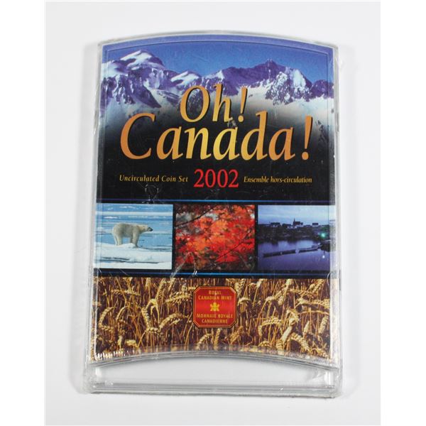 OH! CANADA UNCIRCULATED 2002 7 PC COIN SET