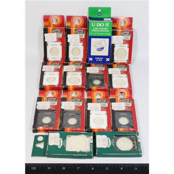 BUNDLE OF NEW OLD STOCK CAPITAL PLASTIC COIN