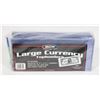 Image 1 : BCW LARGE CURRENCY TOP LOADERS 25CT.