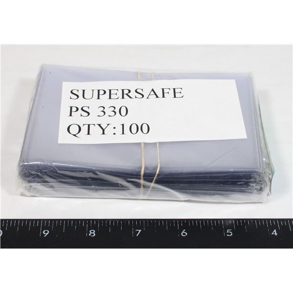 SUPERSAFE CURRENCY HOLDERS 100 CT.