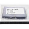 Image 1 : SUPERSAFE CURRENCY HOLDERS 100 CT.
