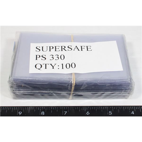 SUPERSAFE CURRENCY HOLDERS 100 CT.