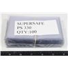 Image 1 : SUPERSAFE CURRENCY HOLDERS 100 CT.