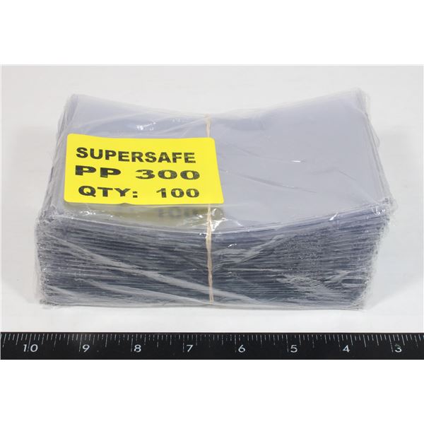 SUPERSAFE CURRENCY HOLDERS 100 CT.