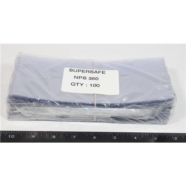 SUPERSAFE CURRENCY HOLDERS 100 CT.