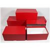 Image 1 : LOT OF 5 CURRENCY STORAGE BOXES 3 LRG 2 SML