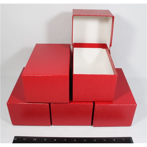 LOT OF CURRENCY STORAGE BOXES 7 1/2X 3 1/2X 4 1/4