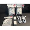 Image 1 : 3 Multi-Packs of Lightning to USB Charging Cables; 2 Cords & 2 Wall Blocks Per Pack - New!