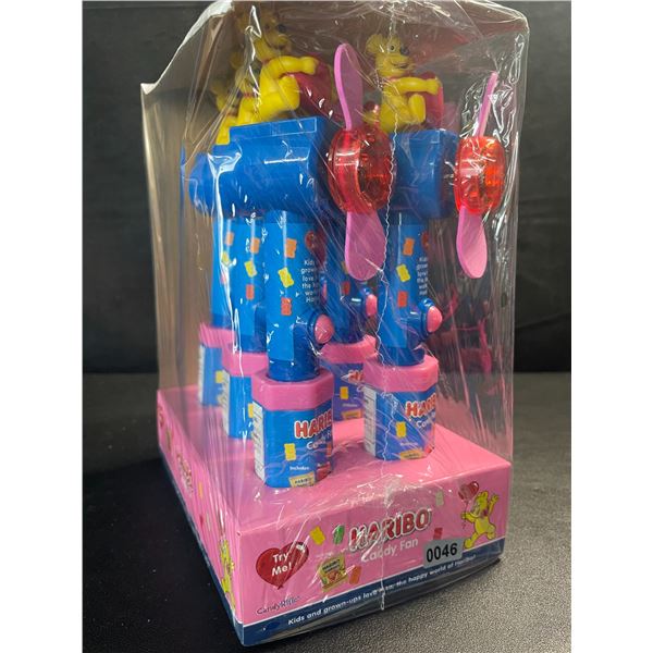 Box of 6 Haribo Candy Fans/Candy Toys - Brand New!