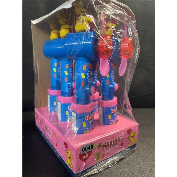 Box of 6 Haribo Candy Fans/Candy Toys - Brand New!
