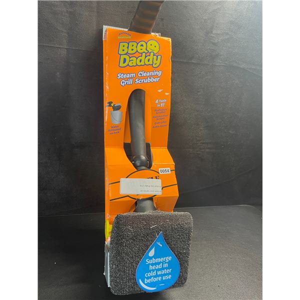 1 Scrub Daddy BBQ Daddy Steam Cleaning Grill Scrubber/Grill Brush Tool - Brand New