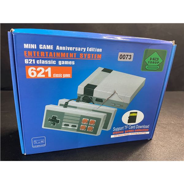1 Mini-Game Anniversary Entertainment Gaming System - 621 Retro/Classic Games Built-In! - New