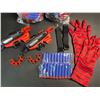 Image 2 : 3 Spider Man Web Shooter Toy Sets with Foam Nerf Style Bullets - Brand New