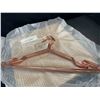 Image 3 : 1 Box of LUX Heavy Duty Metal Hangers - 20 Pack - Rose Gold - Holds up to 25lbs Weight - New!