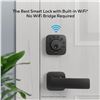Image 7 : 1 UltraLoq U-Bolt Smart Bluetooth Deadbolt Lock w/ App, Fingerprint, & Code Function - New Sealed!