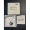 Image 2 : 1 Tree of Life Necklace for Women - 925 Sterling Silver w/ Crystal Birthstone Pendant - Brand New!