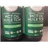 Image 2 : 2 Bottles of Nutiva Organic MCT Oil from Coconut - Daily Keto Fuel - 946ml Each - New (BB: 2026 APR)