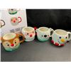 Image 2 : Set of 4 Cute Christmas Coffee Mugs - 13oz/375ml Each - New in Box