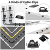 Image 4 : 2 Vaovao 300PC Cable Management Kits for Organizing Cables/Cords - Brand New!