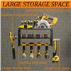 Image 6 : 1 Wall-Mounted Power Tool Organizer/Utility Storage Rack Tool Shelf (16.5"x8"x8") - New in Box