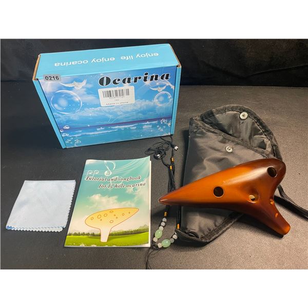 1 Ocarina Musical Instrument - 12-Hole Ocarina for Beginners - Brand New