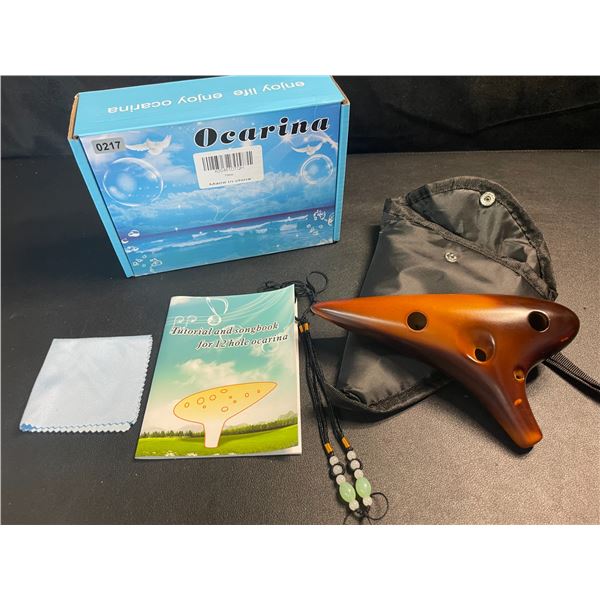 1 Ocarina Musical Instrument - 12-Hole Ocarina for Beginners - Brand New