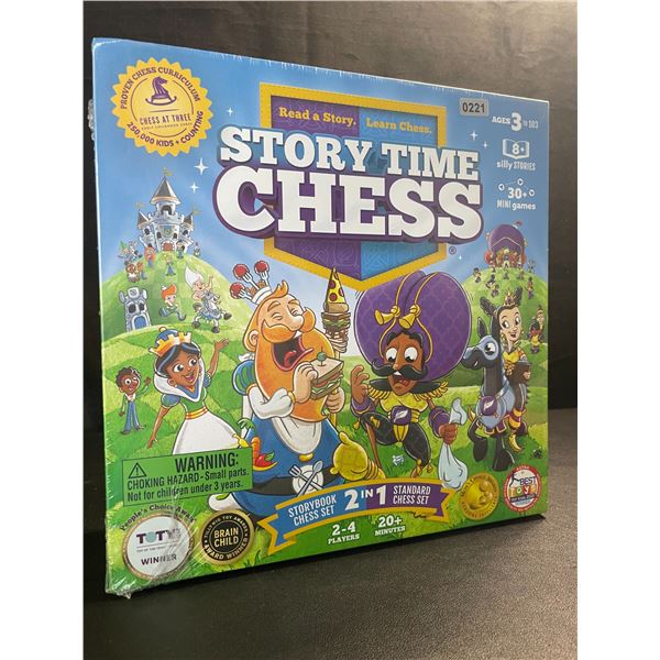 1 Story Time Chess: The Game - 2021 Toy of The Year Award Winner! - Great Beginners Chess Set; New