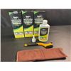 Image 2 : 3 Oleciya Mold Stain Cleaner/Mold Remover Gel Kits - 150ml each w/ Cleaner Brush & Cloth - New