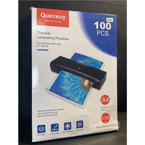1 Pack of 9x12inch Thermal Laminating Pouches - 100PCS - New
