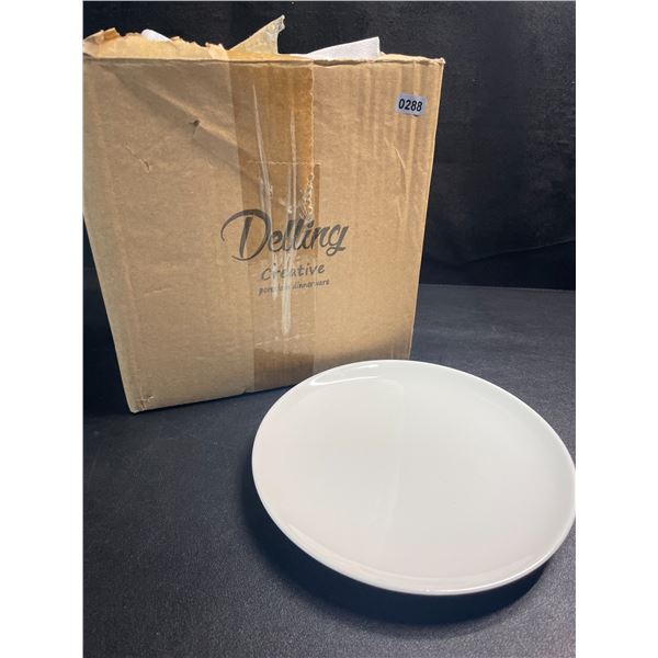 Delling 6PC Porcelain Appetizer Plates - New in Box