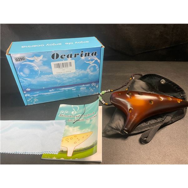 1 Ocarina Musical Instrument - 12-Hole Ocarina for Beginners - Brand New