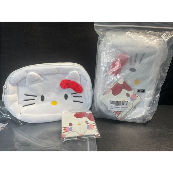 2 Hello Kitty Cosmetic Storage Pouches - Brand New