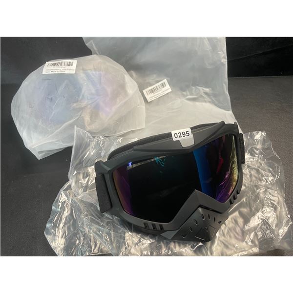 2 Honcenmax Motorcycle Glasses/Motocross Sporting Goggles - Brand New