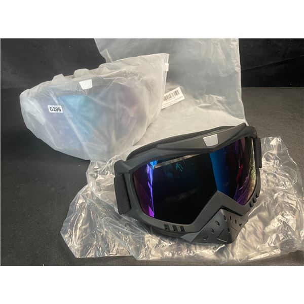 2 Honcenmax Motorcycle Glasses/Motocross Sporting Goggles - Brand New