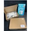 Image 2 : 2 Boxes of Large White Utility Hanging Hooks (9cm Size) - 14 Hooks + 20 Strips Per Box - New