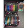 Image 2 : 1 Circular Knitting Needle Set with Storage Case - Ergonomic Design - Brand New