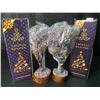 Image 2 : 2 Amethyst Crystal Artificial Bonsai Trees - Meditation Chakra Tree of Life Decor Trees - New