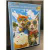 Image 1 : 1 Silly Cats in Sunglasses 500PC Jigsaw Puzzle - New Sealed