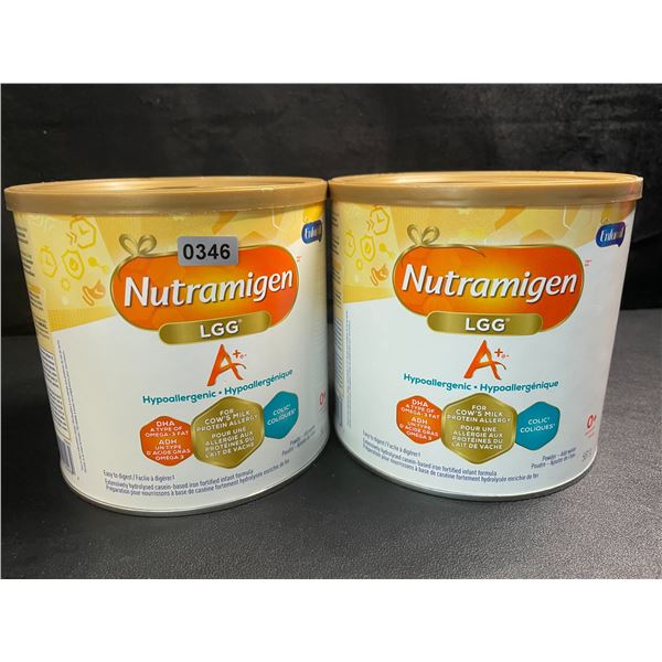 2 Tubs of Enfamil Nutramigen LGG A+ Hypoallergenic Baby Formula; Easy to Digest - EXP: MAY 01/2025