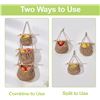 Image 4 : 1 Wall-Hanging Fruit/Vegetable Hammock - 3-Tiers - Multi-Purpose Hanging Hammock - New in Box
