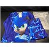 Image 2 : 1 Sonic the Hedgehog 2PC Kids Pajama Set - Size 140 (Fits 8-10yr old approx. (See Size Chart) - New
