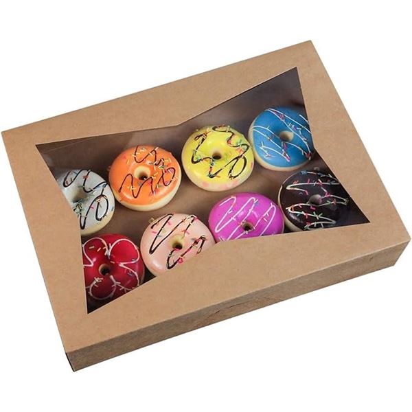 15-Pack of Cookie/Pastry Bakery Storage Boxes - Large 14” x 10” x 3” Size