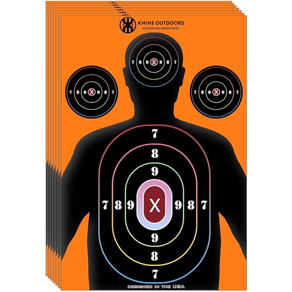 2 Packs of Knine Outdoors Shooting Targets - 30pcs Per Pack - New